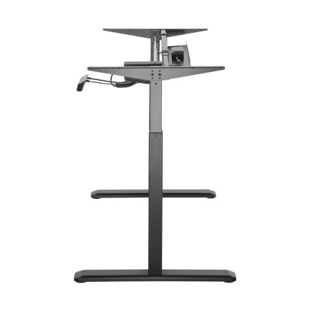Supporto da Scrivania Motorizzato Aisens DF01B-079 Nero Acciaio