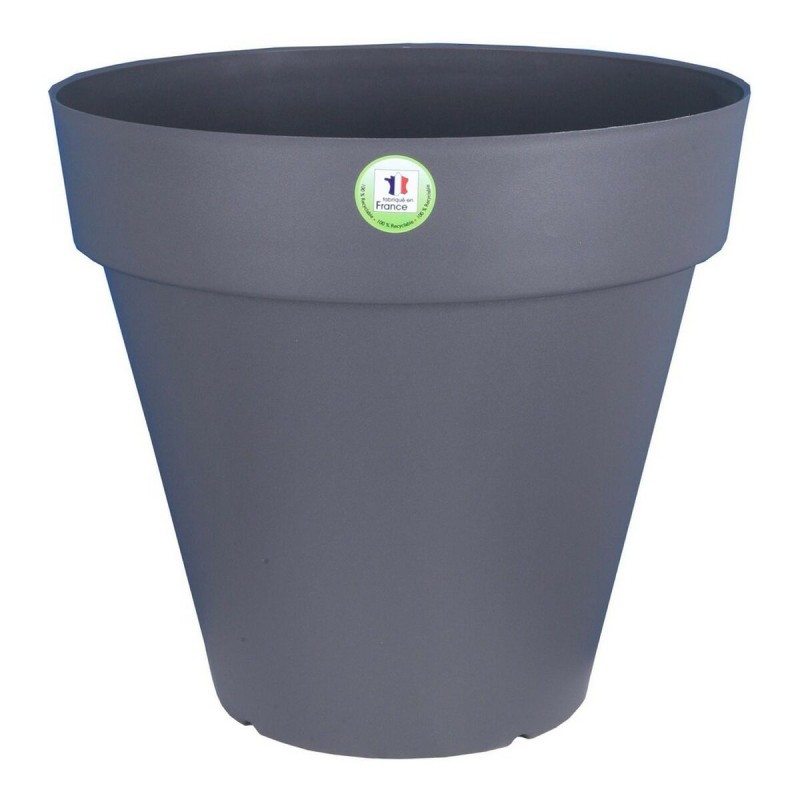Vaso Riviera 414076 Rotondo Grigio Plastica Vaso Riviera 414076 Rotondo Grigio Plastica
