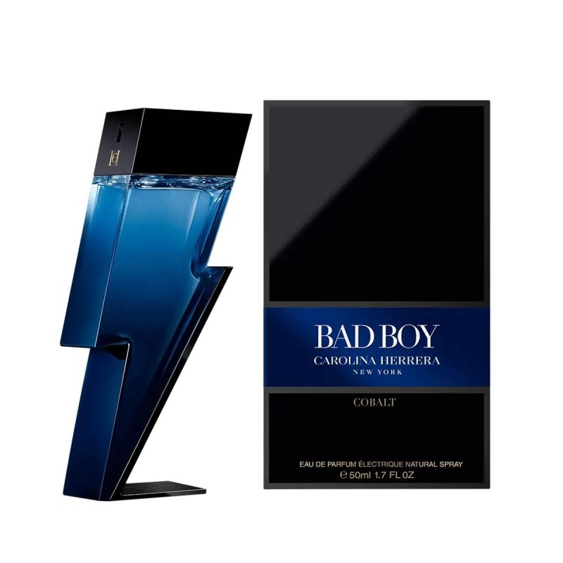 Profumo Uomo Carolina Herrera Bad Boy Cobalt EDP 50 ml Profumo Uomo Carolina Herrera Bad Boy Cobalt EDP 50 ml