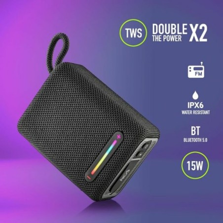 Altoparlante Bluetooth Portatile NGS ROLLERFURIA1BLACK