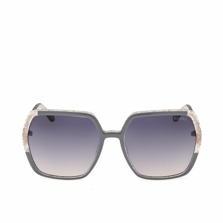 Occhiali da sole Uomo Guess B Grigio Argento ø 56 mm