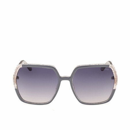 Occhiali da sole Uomo Guess B Grigio Argento ø 56 mm