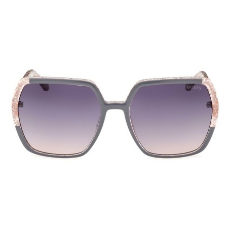 Occhiali da sole Uomo Guess B Grigio Argento ø 56 mm