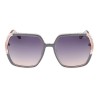 Occhiali da sole Uomo Guess B Grigio Argento ø 56 mm