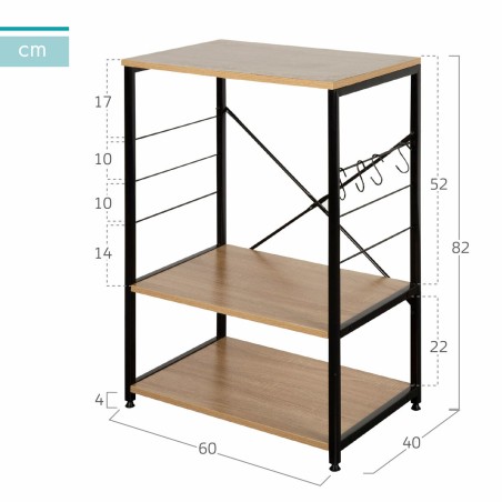 Scaffale Max Home Acciaio Melammina Truciolare