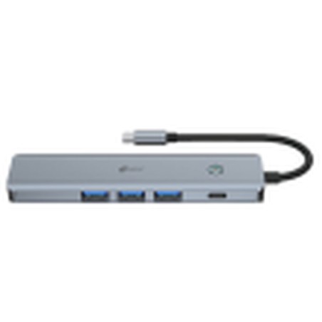 Hub USB LEOTEC LEDS05 Grigio 100 W