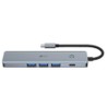 Hub USB LEOTEC LEDS05 Grigio 100 W