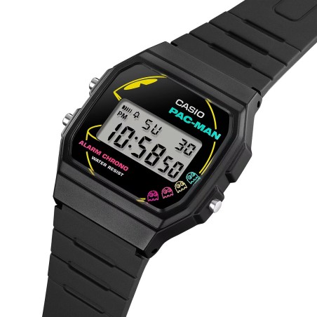Orologio Unisex Casio F-91 - PACMAN Series Limited Edition Nero (Ø 35 mm)
