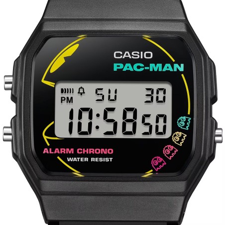 Orologio Unisex Casio F-91 - PACMAN Series Limited Edition Nero (Ø 35 mm)