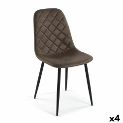 Sedia Versa Serena Marrone scuro 53 x 88 x 43,5 cm (4 Unità)