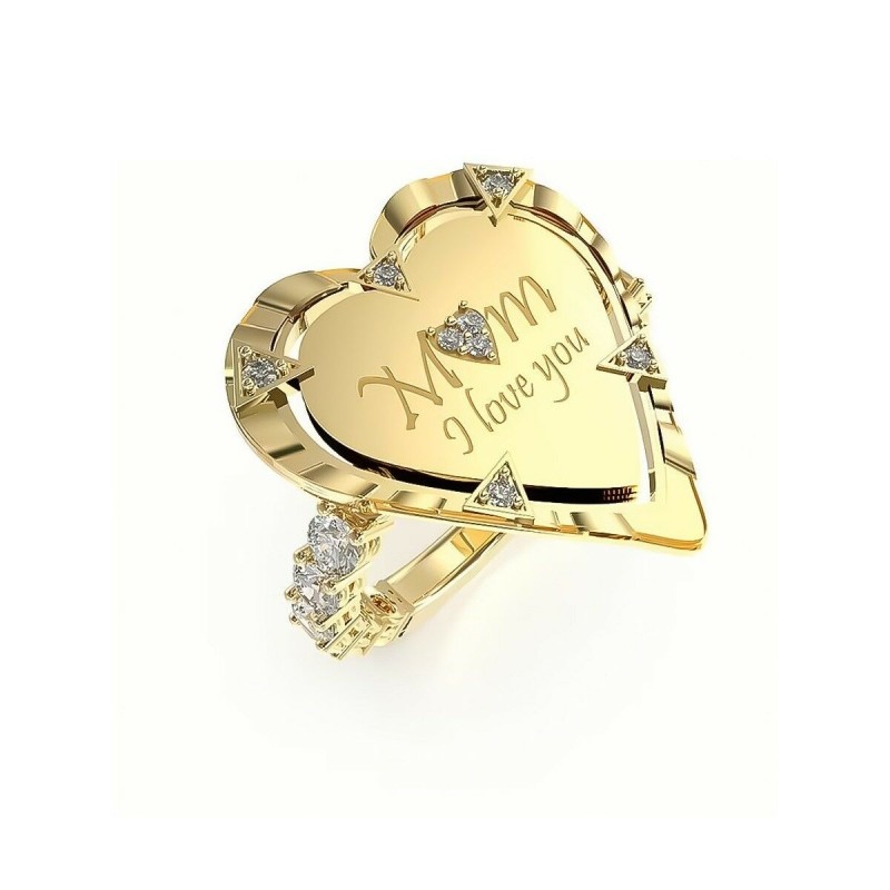 Anello Donna Guess JUBR04050JWYG54 Dorato Anello Donna Guess JUBR04050JWYG54 Dorato