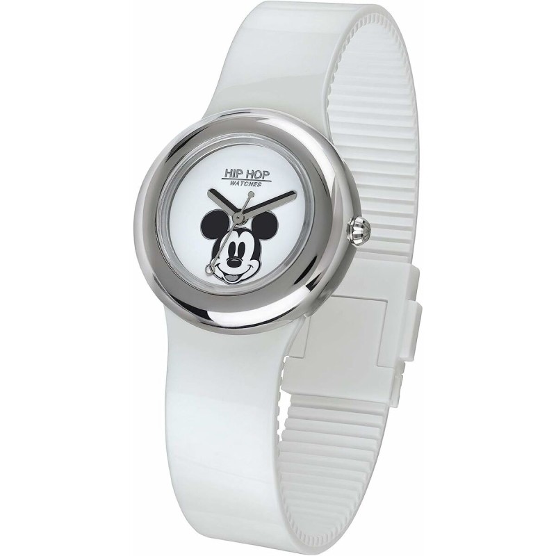 Orologio Unisex Hip Hop MICKEY METAL WHITE Bianco (Ø 32 mm) Orologio Unisex Hip Hop MICKEY METAL WHITE Bianco (Ø 32 mm)