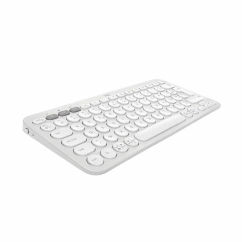 Tastiera Bluetooth con Supporto per Tablet Logitech K380 Francese Bianco AZERTY Tastiera Bluetooth con Supporto per Tablet Logitech K380 Francese Bianco AZERTY