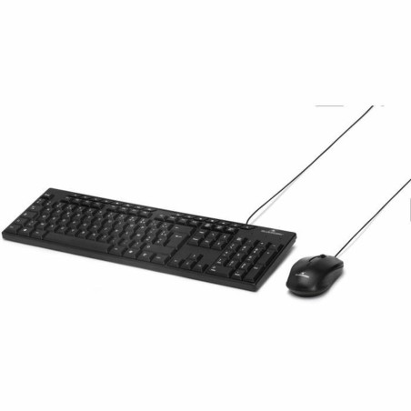 Tastiera e Mouse Bluestork MEDIA OFFICE Nero AZERTY