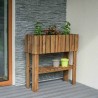 Vaso Ekju 78 x 29 x 79 cm Marrone Legno Quadrato