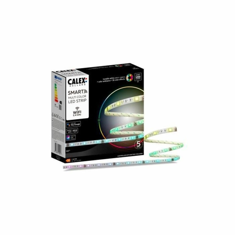 Strisce LED Calex 24 W 5 m Bianco Caldo 6500 K Strisce LED Calex 24 W 5 m Bianco Caldo 6500 K