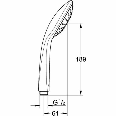Soffione Grohe Vitalio Joy 110 1 Posizione