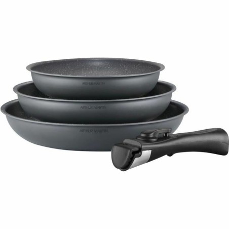 Batteria da Cucina Arthur Martin AM521 Grigio 4 Pezzi