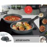 Batteria da Cucina Arthur Martin AM521 Grigio 4 Pezzi