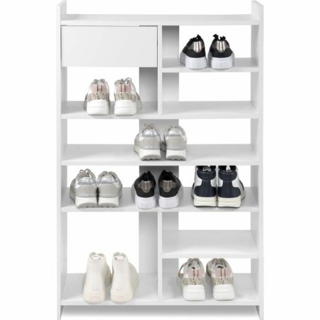 Scarpiera MÜNSTER Bianco Rettangolare 71,5 x 25 x 109 cm