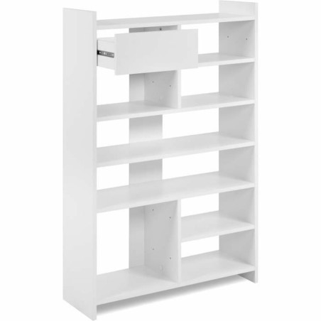 Scarpiera MÜNSTER Bianco Rettangolare 71,5 x 25 x 109 cm