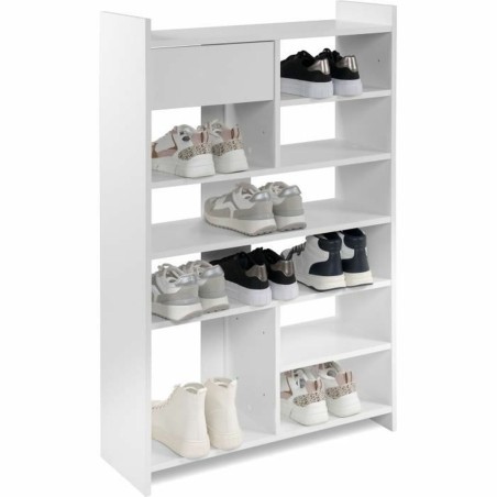 Scarpiera MÜNSTER Bianco Rettangolare 71,5 x 25 x 109 cm