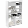 Scarpiera MÜNSTER Bianco Rettangolare 71,5 x 25 x 109 cm