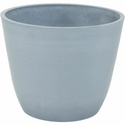 Vaso Mega Collections Ecostone Egg Grigio 41 x 33 cm