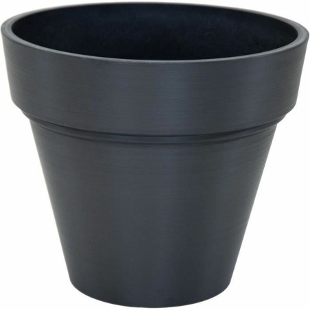 Vaso Mega Collections Ecostone Planter Nero Ø 35 cm 35 cm 35 x 30 cm