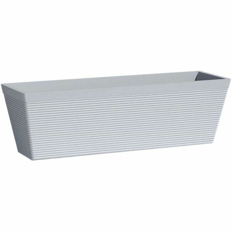 Vaso rettangolare da Balcone Garden ID Grigio 50 x 16 x 16 cm Vaso rettangolare da Balcone Garden ID Grigio 50 x 16 x 16 cm