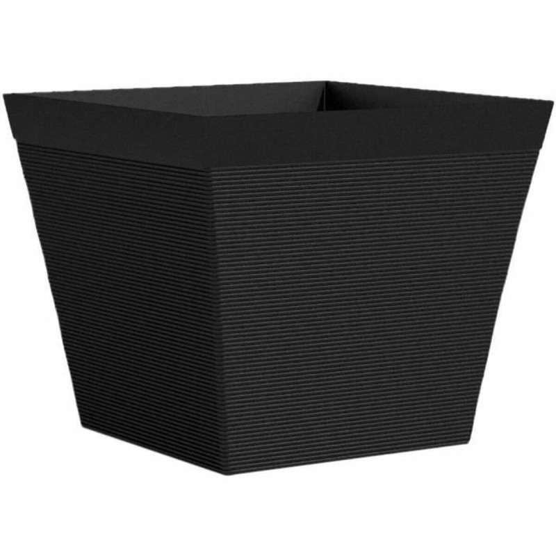 Vaso Garden ID Nero Quadrato 29 x 26 cm Vaso Garden ID Nero Quadrato 29 x 26 cm