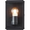 Applique da Parete Brilliant Gaia Nero Metallo 60 W E27