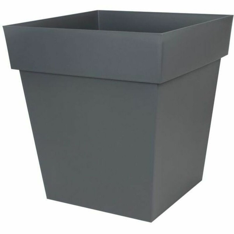 Vaso EDA Tuscany Grigio Grigio scuro Quadrato Ø 50 cm Vaso EDA Tuscany Grigio Grigio scuro Quadrato Ø 50 cm