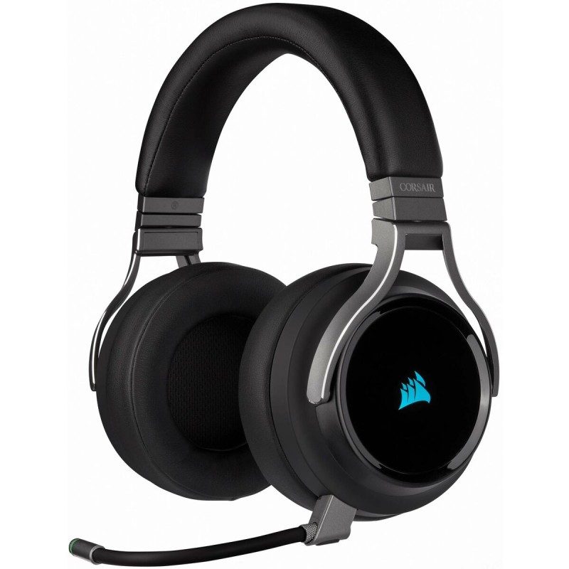 Auricolari Bluetooth con Microfono Corsair Virtuoso RGB Nero Multicolore Auricolari Bluetooth con Microfono Corsair Virtuoso RGB Nero Multicolore