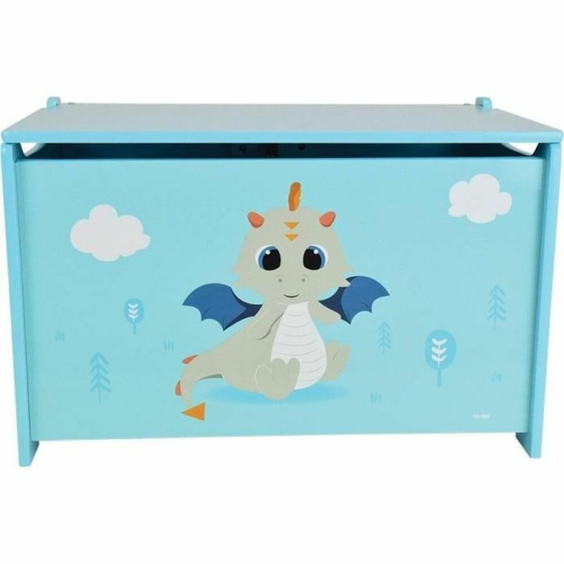 Baule Fun House LEON THE DRAGON Legno 40 x 58 x 36 cm Baule Fun House LEON THE DRAGON Legno 40 x 58 x 36 cm
