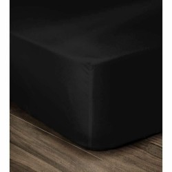 Lenzuolo con angoli Lovely Home Nero Letto matrimoniale 140 x 190 cm