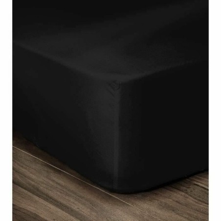 Lenzuolo con angoli Lovely Home Nero Letto matrimoniale 140 x 190 cm