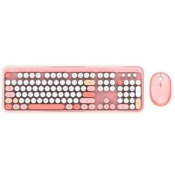 Tastiera e Mouse Mobility Lab Pure Color Rose Azerty Francese