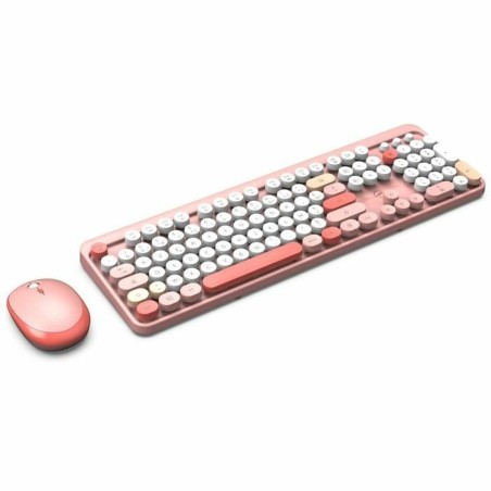 Tastiera e Mouse Mobility Lab Pure Color Rose Azerty Francese