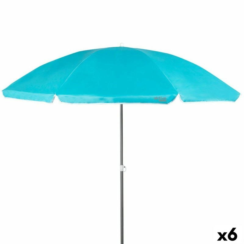 Ombrellone Aktive Alluminio Poliestere 170T 200 x 203,5 x 200 cm (6 Unità) Ombrellone Aktive Alluminio Poliestere 170T 200 x 203,5 x 200 cm (6 Unità)