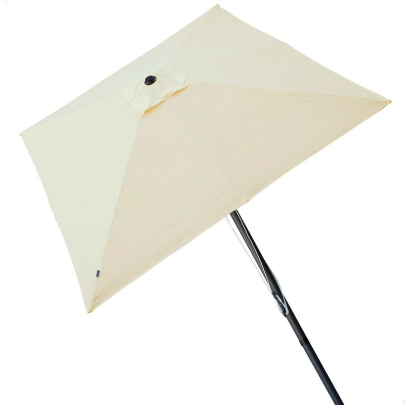 Ombrellone Aktive 270 x 261 x 270 cm Acciaio Alluminio Crema Ombrellone Aktive 270 x 261 x 270 cm Acciaio Alluminio Crema