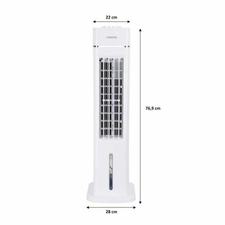 Ventilatore a Piantana Oceanic Bianco 70 W