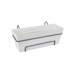 Vaso Elho Bianco polipropilene Plastica Rettangolare 50 cm