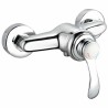 Rubinetto Monocomando Rousseau Byron Grigio Chrome Metallo Ottone 15 cm Doccia
