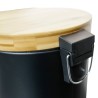 Secchio per la Spazzatura Kitchen Move   Nero Nero opaco 30 L