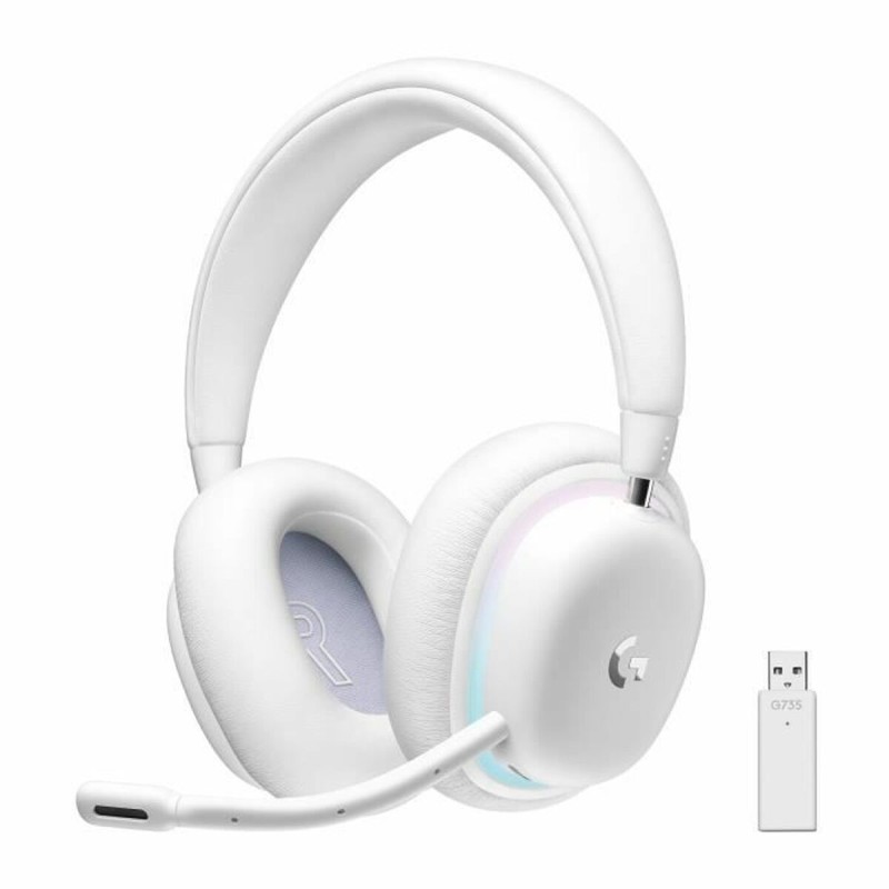 Auricolari con Microfono Logitech G735 Bianco Azzurro/Bianco Auricolari con Microfono Logitech G735 Bianco Azzurro/Bianco