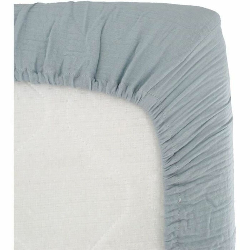 Lenzuolo con angoli Domiva Azzurro Lenzuolo con angoli Domiva Azzurro