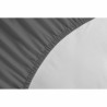 Lenzuolo con angoli aderenti HOME LINGE PASSION HP71774 Grigio Antracite 180 x 200 + 30 cm