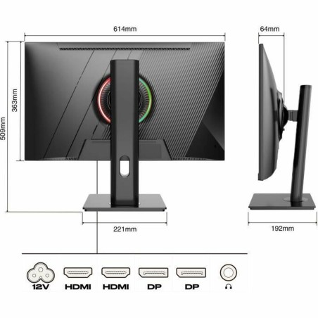 Monitor Japannext JN-27IPS165WQHDR-HSP WQHD 27"