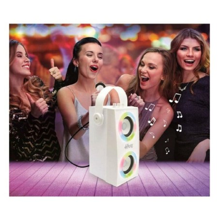 Altoparlante Portatile iParty Lexibook BTP180Z Bluetooth Bianco